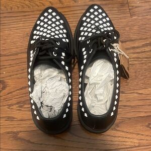 Black and White Men's Shoes